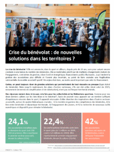 Crise du bénévolat : des nouvelles solutions dans les territoires ? par Pierre Messerlin - Décideurs du Sport par Patrick Bayeux