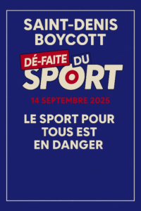 Shems El Khalfaoui&nbsp;: « Le sport pour tous en danger », « On ne participe pas à cette mascarade » qu’est la fête du sport - Décideurs du Sport par Patrick Bayeux