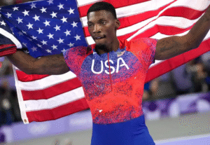 «Enhanced Games»&nbsp;: Fred Kerley, médaillé de bronze du 100 m aux JO de Paris, va prendre part aux Jeux du dopage – Libération