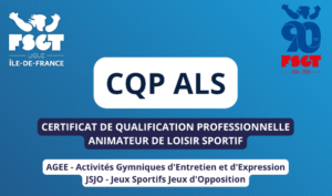 Nouvelle session de formation CQP ALS – Saison 2025/2026 - FSGT - Ligue Ile-de-France