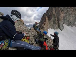 Pointe des Boeufs rouges, arête NNW. Alpinisme FSGT juillet 2025 - YouTube
