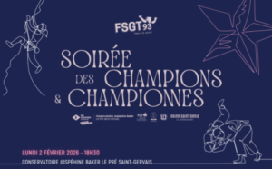 Soirée des Champions & Championnes 2026 - FSGT 93 - Fédération omnisport de Seine-Saint-Denis