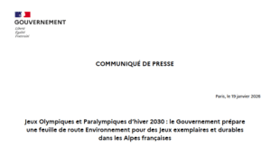 JOP Alpes hiver 2030&nbsp;: la feuille de route environnementale du gouvernement , un modèle de langue de bois&nbsp;? - Décideurs du Sport par Patrick Bayeux