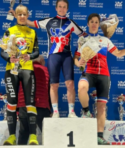 Cyclo-cross&nbsp;: encore un titre national pour Pauline Poulet, licenciée au club de la ville d'Eu