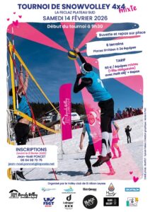 Tournoi de Snowvolley 4x4 mixte à la Féclaz 2026 - FSGT