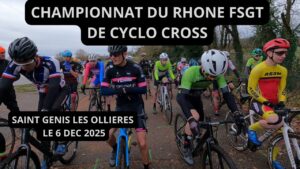 CHAMPIONNAT DU RHONE CYCLO CROSS FSGT&nbsp;:  St genis les ollières 06/12/2025 - YouTube