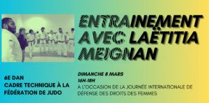 Événement Exceptionnel&nbsp;: Entraînement de Judo avec Laëtitia Meignan&nbsp;! - FSGT - Ligue Ile-de-France
