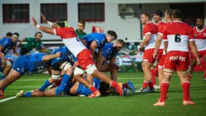 Un journaliste d’ICI Pays Basque agressé en direct pendant le match de rugby Aurillac-Biarritz