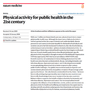 Activité physique&nbsp;: un levier majeur de santé publique encore sous-exploité au XXIe siècle - Décideurs du Sport par Patrick Bayeux