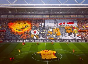 Mémoire ouvrière et tifo à Lens: la catastrophe de Courrières en 1906 – Dialectik Football