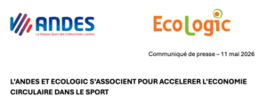 Sport et économie circulaire&nbsp;: l’ANDES et Ecologic veulent mobiliser les territoires - Décideurs du Sport par Patrick Bayeux