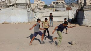 REPORTAGE. "Cette ambiance, &ccedil;a me rappelle la vie avant la guerre"&nbsp;: &agrave; Gaza, la Coupe du monde vient comme une parenth&egrave;se – franceinfo