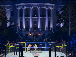 MMA dans « Le Monde », de la clandestinité en France au show devant la Maison Blanche