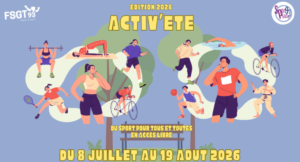 Activ'été 2026 - Parc de la Poudrerie  - FSGT 93 - Fédération omnisport de Seine-Saint-Denis