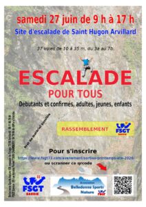 Rassemblement Escalade Pour Tous 2026 - FSGT