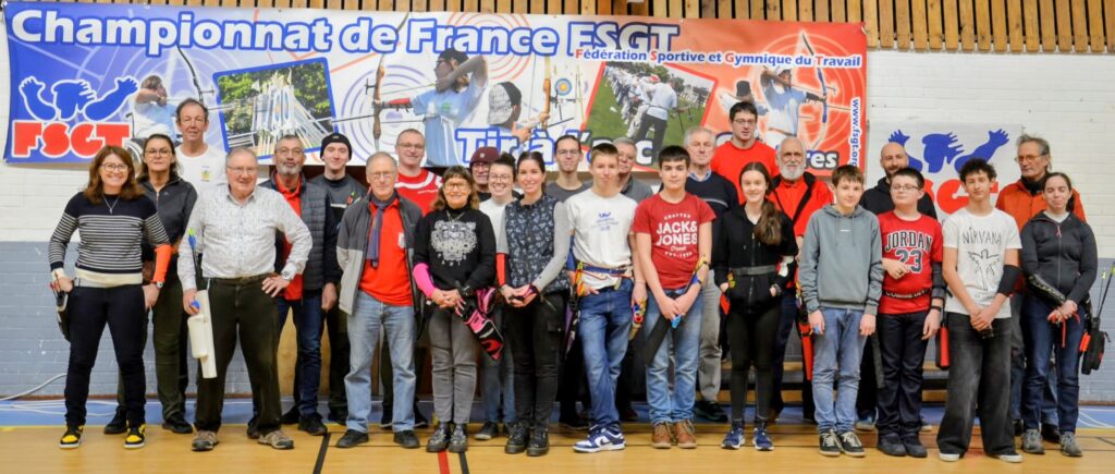 Résultats des championnats de France FSGT de tir à l’arc 2026 1 tir a larc