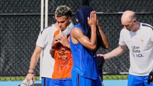 La canicule s'invite dans la pr&eacute;paration de l'&eacute;quipe de France avant son huiti&egrave;me de finale de Coupe du monde contre le Paraguay – franceinfo