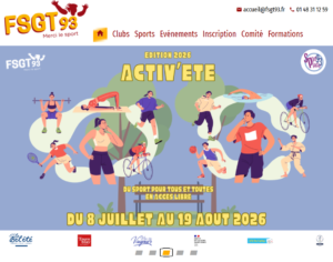 Activ'été 2026 - Parc de la Poudrerie  - FSGT 93 - Fédération omnisport de Seine-Saint-Denis