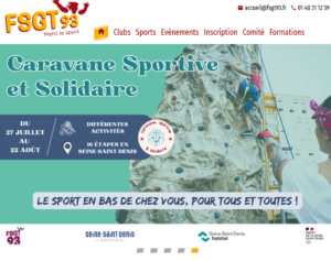 Caravane Sportive et Solidaire 2026 - FSGT 93 - Fédération omnisport de Seine-Saint-Denis