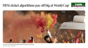 Billetterie de la Coupe du monde&nbsp;: la tarification dynamique de la FIFA génère des recettes record - Décideurs du Sport par Patrick Bayeux
