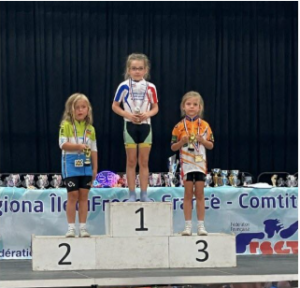 Jolane Martin, membre du Phenix Team Cycling, sacrée championne nationale FSGT des écoles de vélo