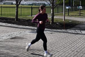 La ministre Marina Ferrari au sujet d'une tournée pour inciter à faire du sport&nbsp;: « remettre la nation en mouvement »