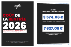 Coût de la rentrée 2026&nbsp;: une précarité grandissante pour les étudiants de la filière sport selon l'ANESTAPS - Décideurs du Sport par Patrick Bayeux