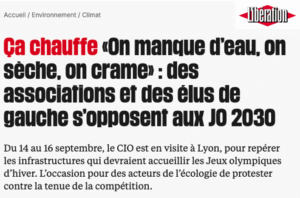 JOP Alpes 2030&nbsp;: les Jeux seraient-ils menacés en cas de victoire de Jean-Luc Mélenchon&nbsp;? - Décideurs du Sport par Patrick Bayeux