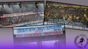 Le mouvement lycéen face aux violences policières, les ultras solidaires – Dialectik Football